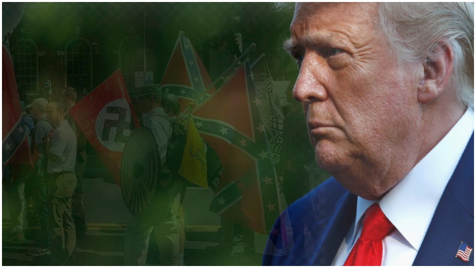 Trump turns to neo-Nazi symbols to attract racist votes
