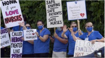 Nurses united in the fight for a new contract at Connecticut’s Backus Hospital