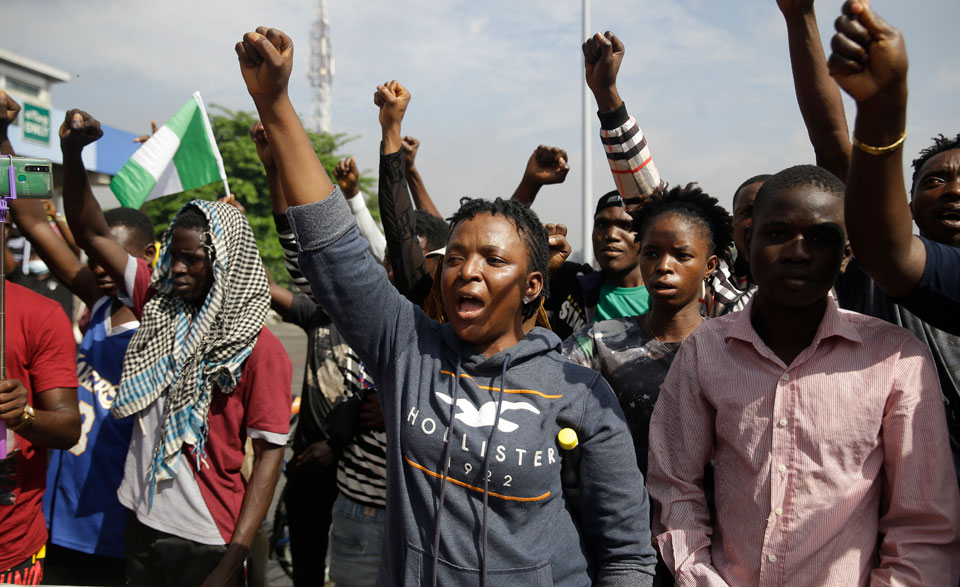 Nigeria’s #EndSARS police brutality protest movement morphs into nationwide uprising