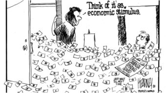 Think of it as economic stimulus