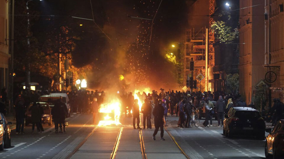 Germans celebrate U.S. election, hope for a vaccine, and fight the right