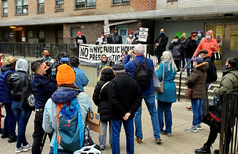 New York tenants battle privatization of public housing