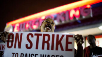 Low-wage Fight for 15 workers forced to walk out Jan. 15