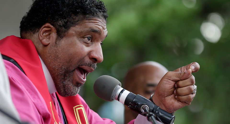 Rev. Barber, religious allies bring anti-war message near to Trump