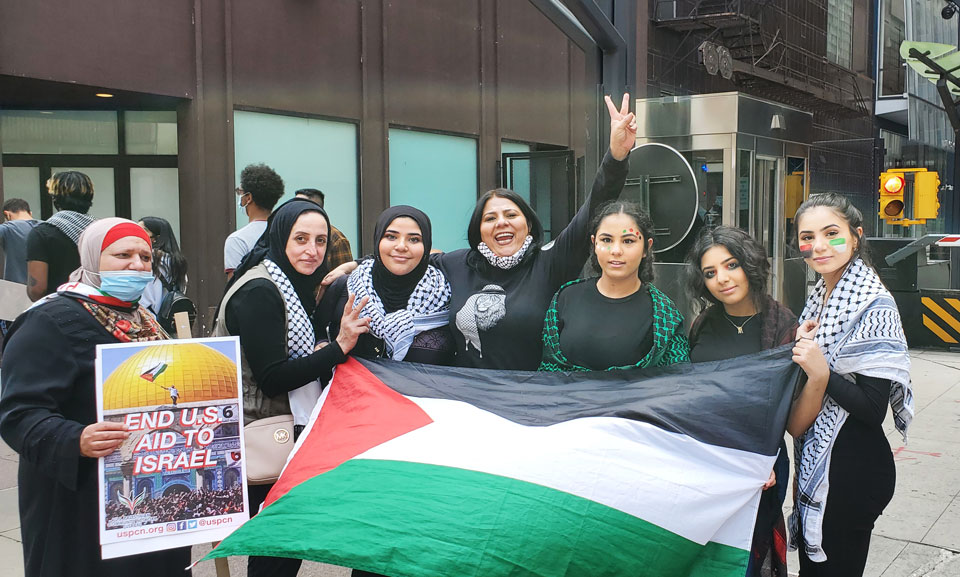 Another mass protest in Chicago over Israeli attacks on Palestinians