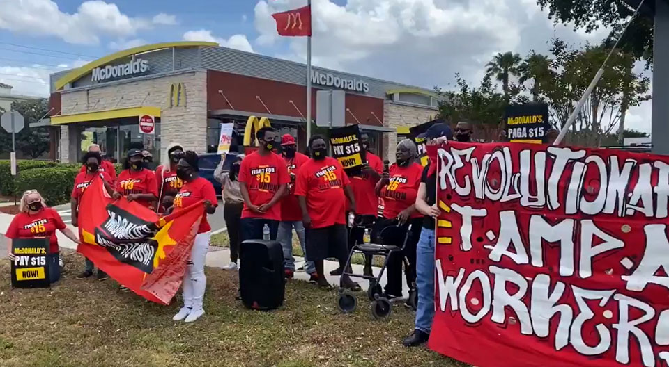 Thousands of McDonald’s workers forced to stage 1-day strike today for $15/hr