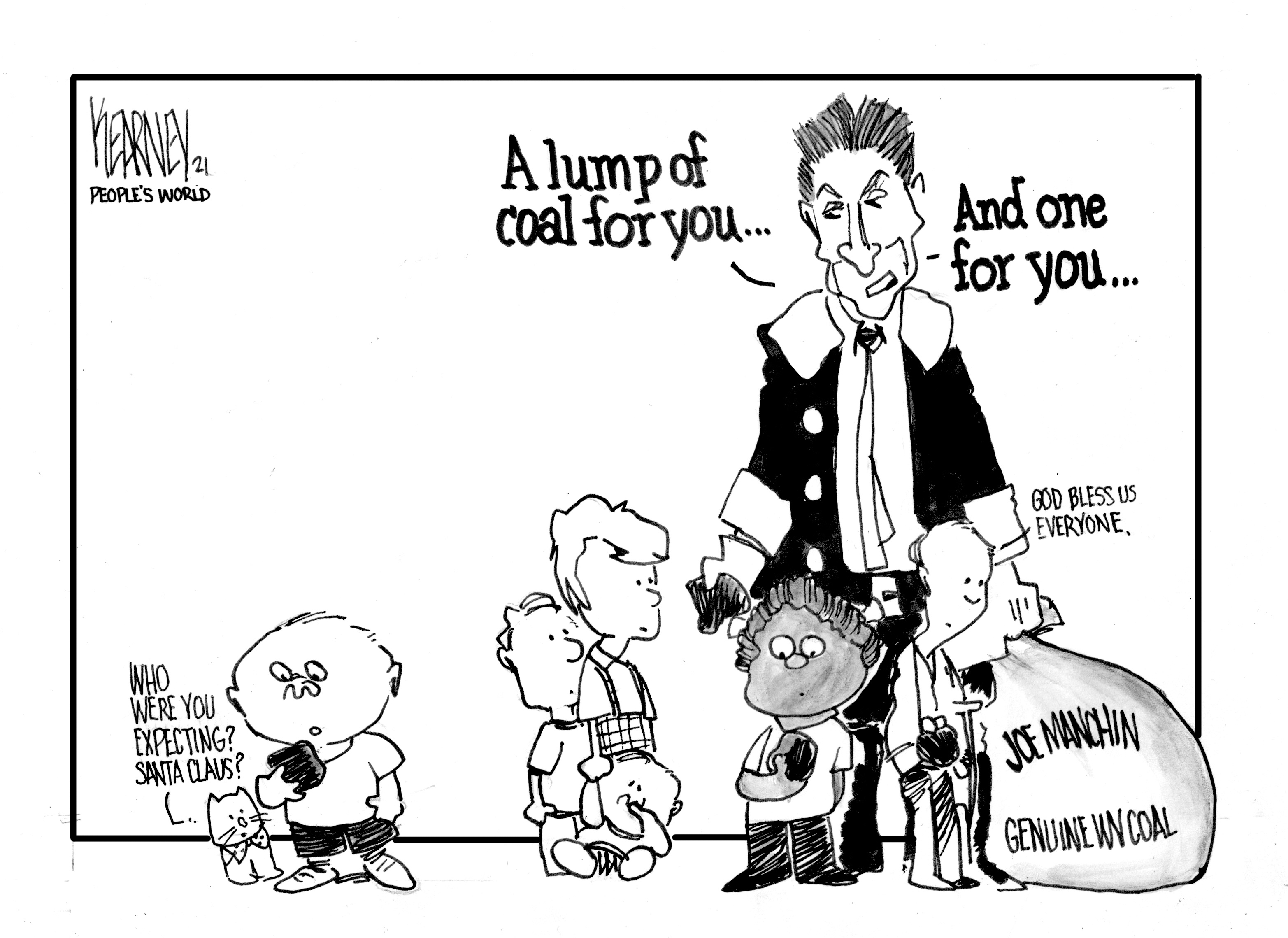 Joe Manchin: The Grinch Who Stole Child Tax Credits