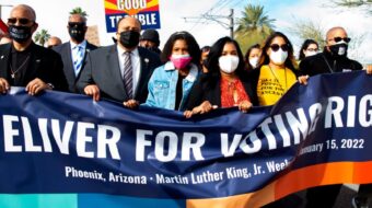 With Senate showdown looming, voting rights tops unions’ MLK commemorations