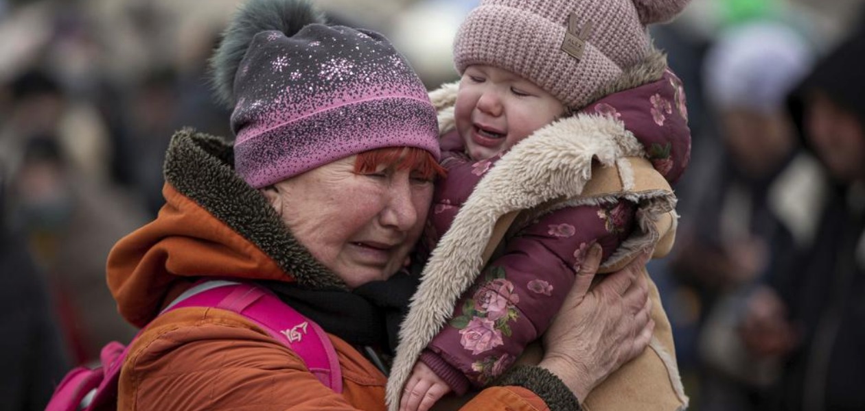 Mass suffering in Ukraine amidst historic refugee crisis