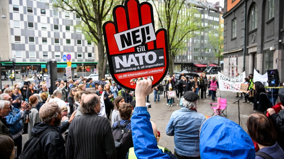 In both Sweden and Finland, Communists oppose NATO membership plans