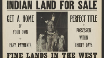 New study investigates plunder of Native American land