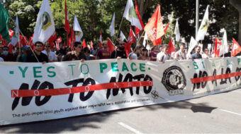 Peace forces mobilize as NATO summit plans for war