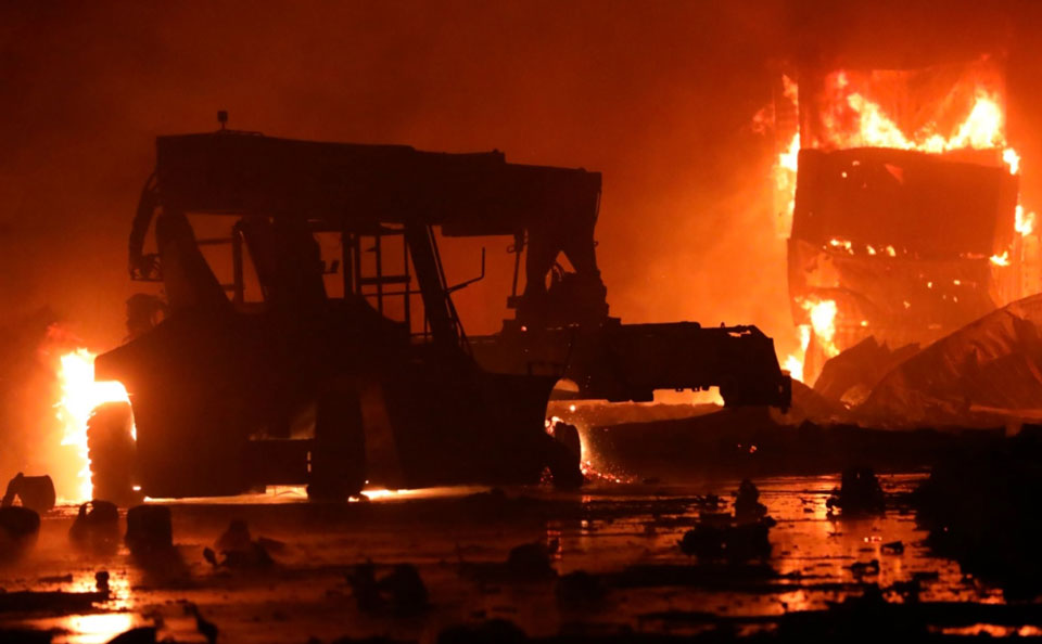 Many killed in inferno at Bangladesh container depot