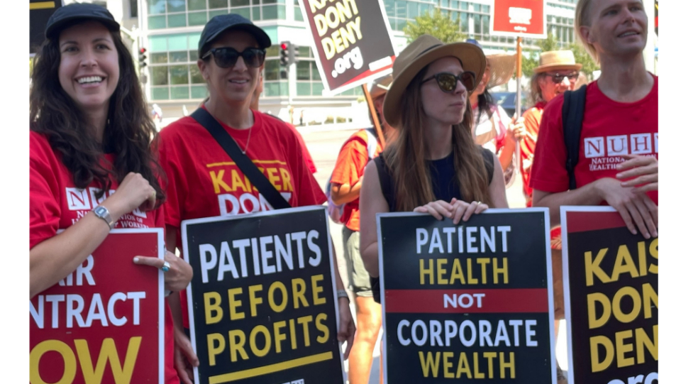 Kaiser mental health clinicians in California strike for better patient