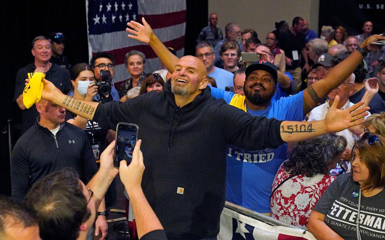 Democrat Fetterman leads Pennsylvania race for U.S. Senate