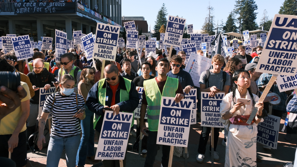 Biggest academic strike ever: Univ. of Calif. system forces 48K workers to walk