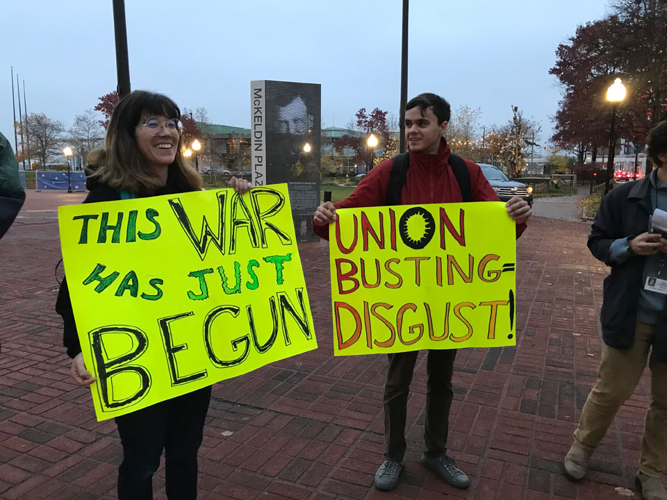 Baltimore Rally Backs Railroad Workers Against Biden’s No-strike Law ...