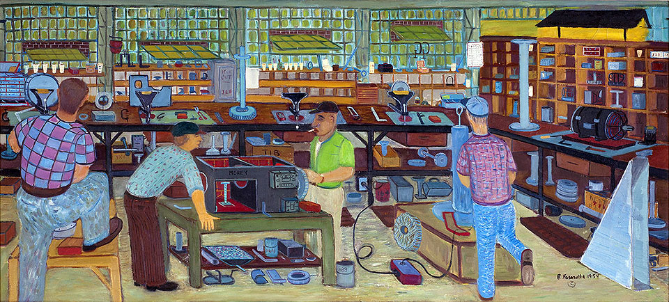 Remembering Ralph Fasanella, UE organizer and painter of working-class life and struggle