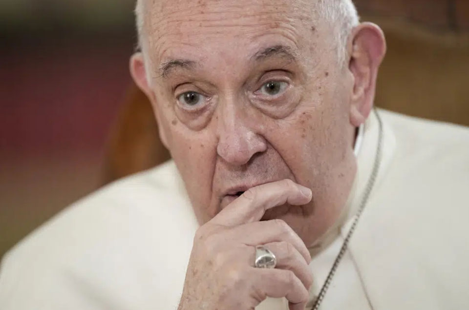 Pope Francis says homosexuality is not a crime
