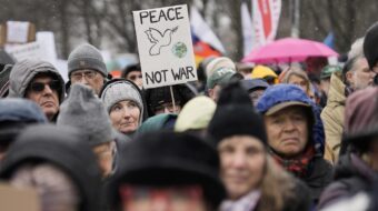 Thousands flood Berlin to oppose Ukraine war arms shipments