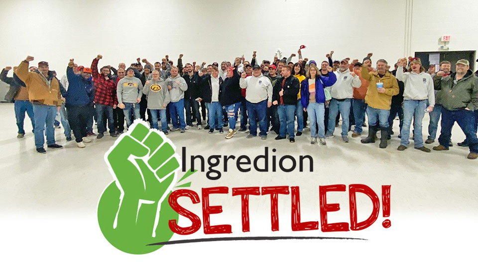 BCTGM workers at Ingredion win new pact after forced 175-day strike