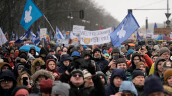 Amidst despair of war, biggest Berlin peace rally in many years