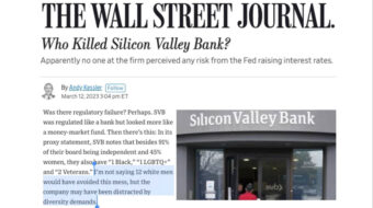 A ‘woke’ bank failure? Conservatives blame women, Blacks, and gays for SVB collapse