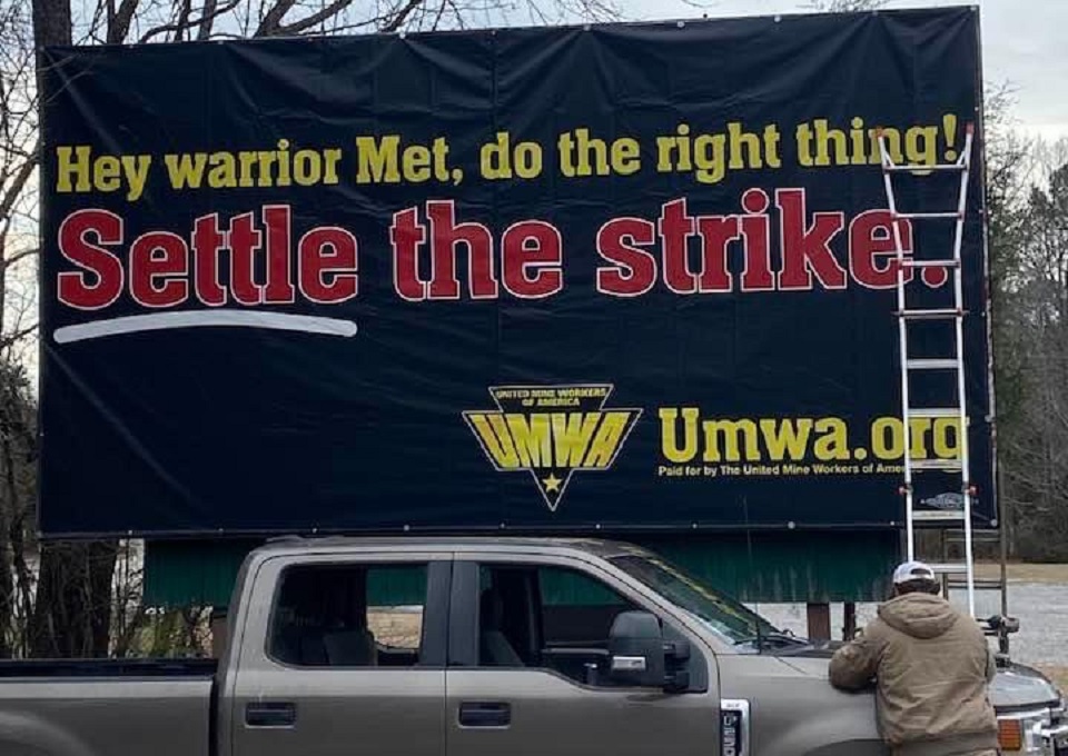 Alabama UMWA miners return to Warrior Met jobs, talks to resume