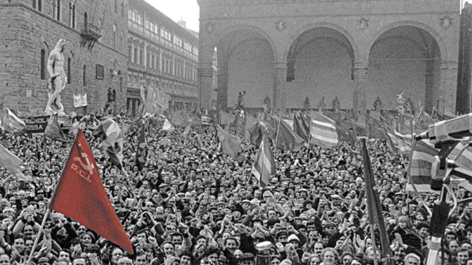 Celebrating May Day at a U.S. Army base in Italy