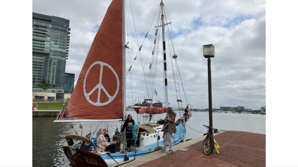 Golden Rule Peace Boat visits Baltimore, bringing message of nuclear disarmament