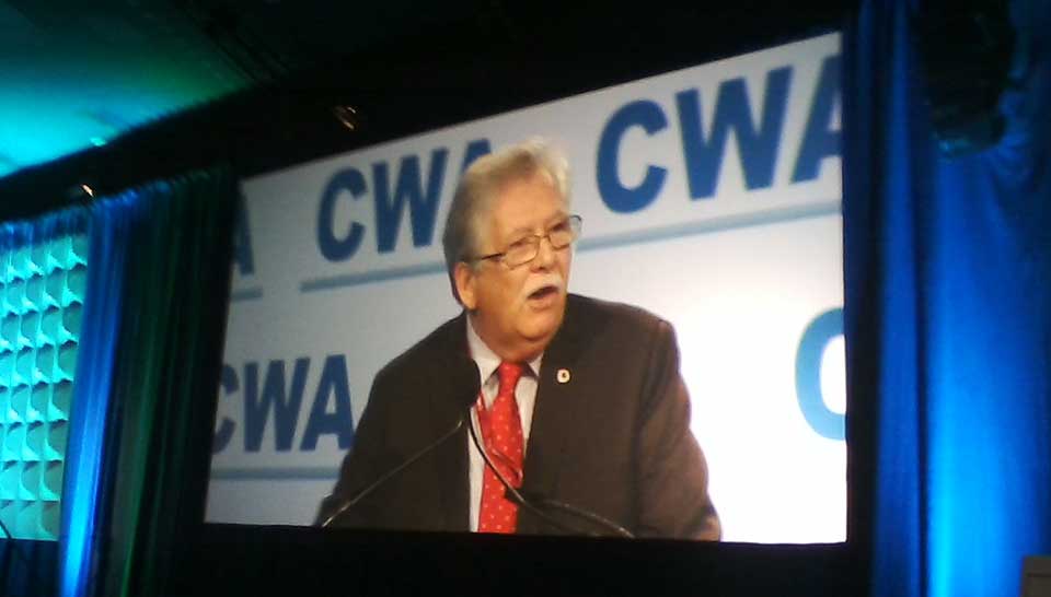 CWA’s Shelton skewers Republicans for their threat to democracy
