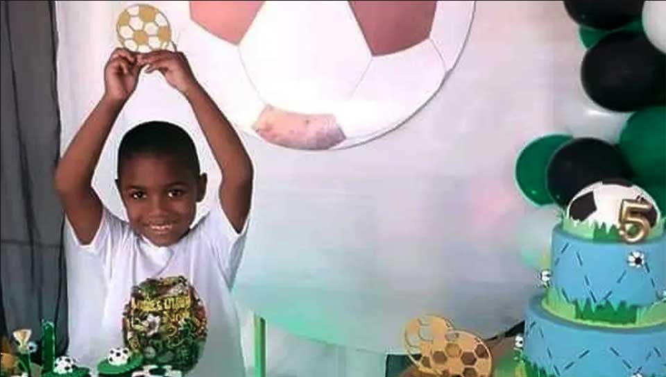 Miguel Otávio, 5, victim of the legacy of slavery in Brazil