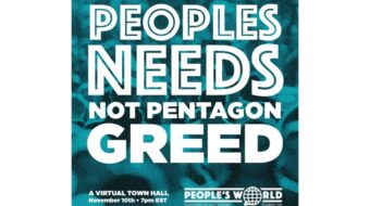 Urgent People’s World Town Hall Friday to stop war on Gaza