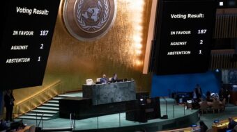UN General Assembly again votes against U.S. blockade of Cuba