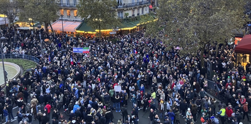 French Communists join massive protest against rise of anti-Semitism