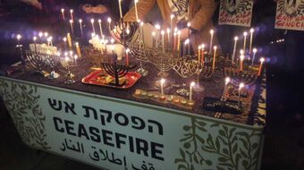 Ceasefire Hanukkah demands peace and a shared Israeli-Palestinian future