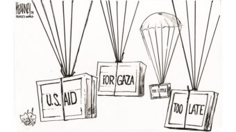 CARTOON: U.S. aid for Gaza