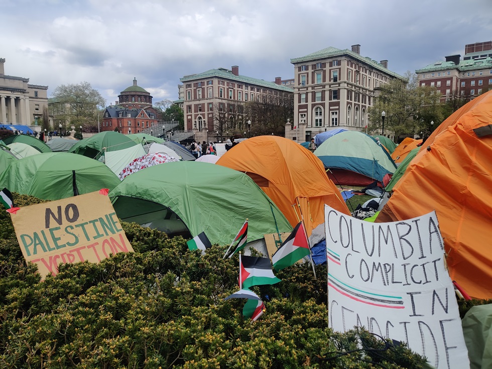 Columbia students and supporters expose the lies about the campus ...