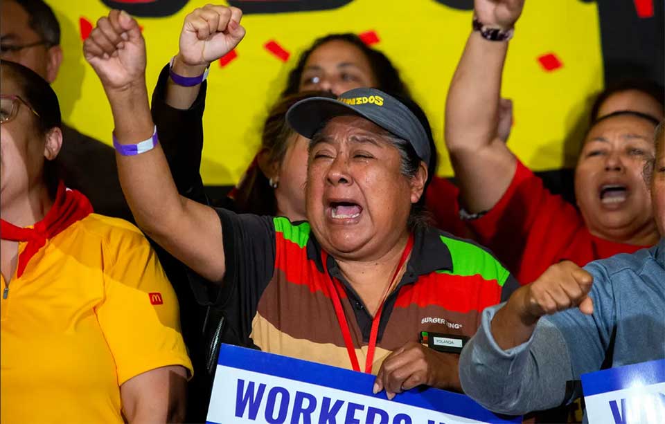 California fast food workers won’t stop with one big win