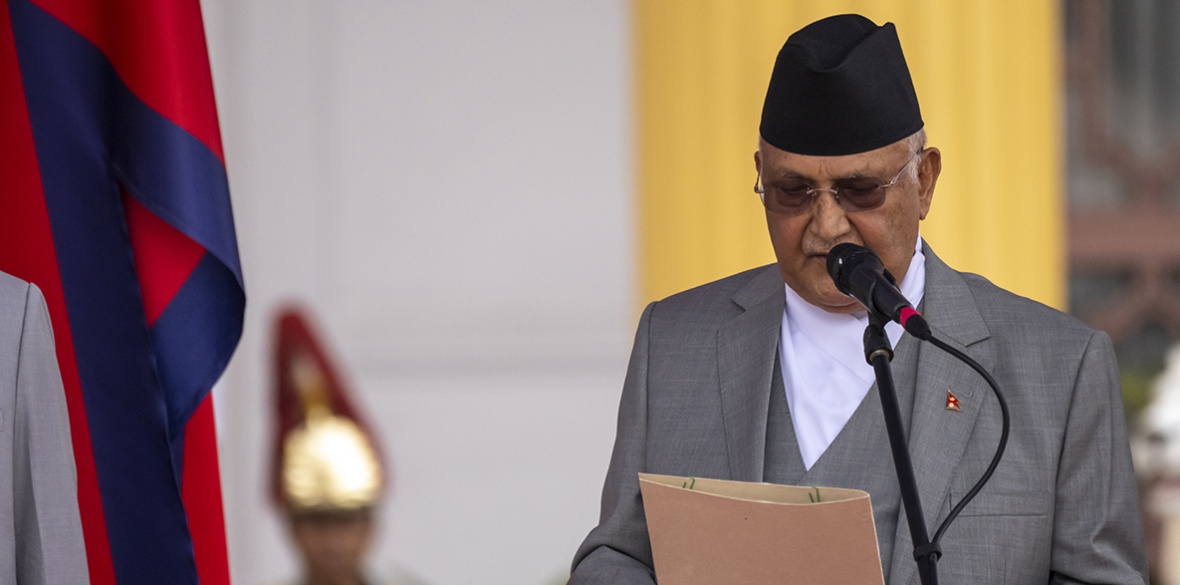 Leader of Nepal’s largest communist party inaugurated as prime minister