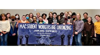 Student workers at Minnesota’s Macalester College fight for a union