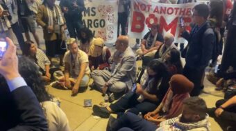 Uncommitted delegates launch sit-in to protest Palestinian exclusion from DNC lineup