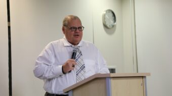 Solidarity with Cuba event held at SEIU Chicago during DNC