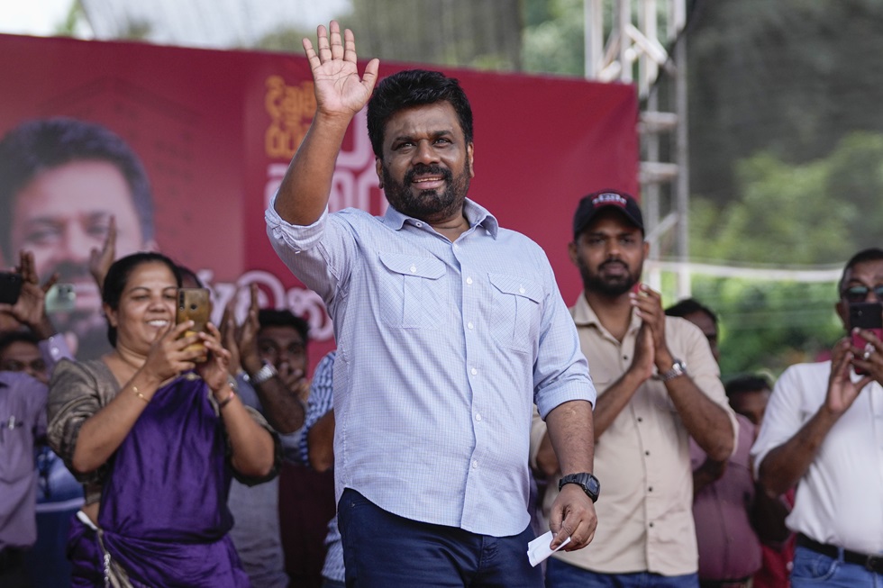 Marxist Anura Kumara Dissanayake sworn in as Sri Lanka’s new president