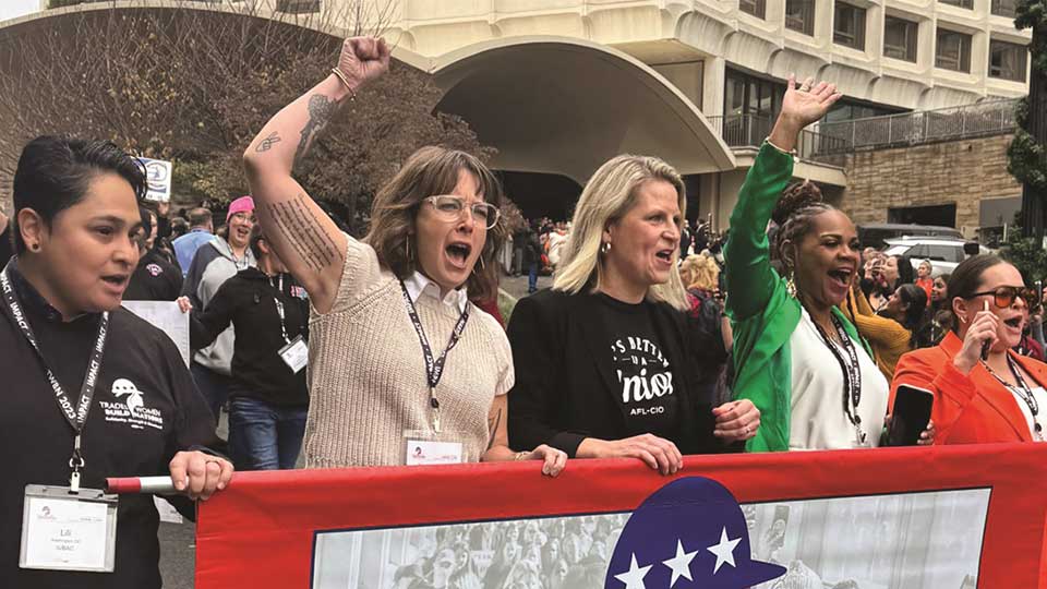 La AFL-CIO lidera a las mujeres sindicalistas en una movilización masiva por las elecciones