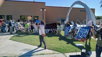 Tucson marcha contra el ataque racista de la Propuesta 314 de los republicanos contra los inmigrantes