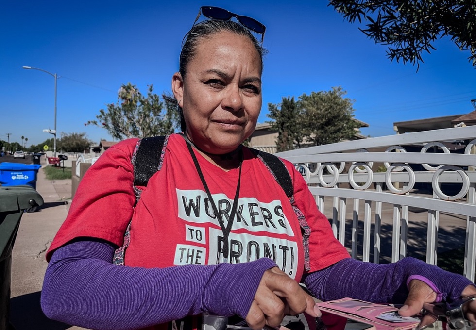 Hotel workers campaign among Latino voters in Arizona