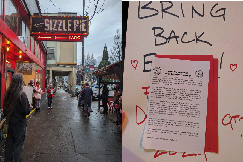 Sizzle Pie: Oregon pizza workers face firings and union-busting