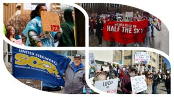 IWD round-up: Resistance to Trump-Musk administration keynote of rallies around the country