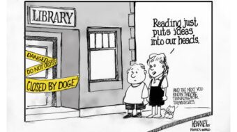 DOGE ax falls on libraries